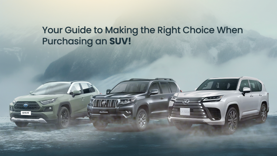 blog about purchasing correct suv for you